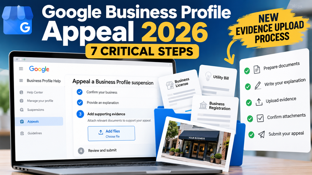 Google Business Profile Appeal 2026 evidence upload checklist and updated appeal process
